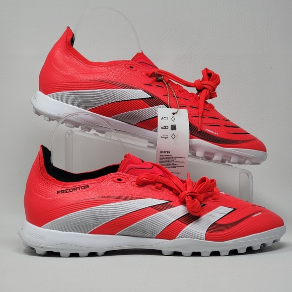 Adidas Predator League Tf ID3769 Unisex Lucid Red Soccer Cleat Mens Size 9.5 New - Picture 3 of 10
